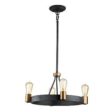 Lampadario Industrial Nordico Silas Acciaio Zinco Antico Ottone 4 Luci E27 Lampadario Industrial Nordico Silas Acciaio Zinco Antico Ottone 4 Luci E27
