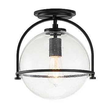 Plafoniera Industrial Nordica Somerset Acciaio Nero 1 Luce E27 Plafoniera Industrial Nordica Somerset Acciaio Nero 1 Luce E27