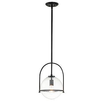 Sospensione Industrial Nordica Somerset Acciaio Nero Vetro 1 Luce E27 Sospensione Industrial Nordica Somerset Acciaio Nero Vetro 1 Luce E27