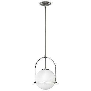 Sospensione Industrial Nordica Somerset Acciaio Nichel Spazzolato 1 Luce E27 Sospensione Industrial Nordica Somerset Acciaio Nichel Spazzolato 1 Luce E27