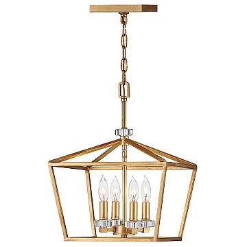 Lampadario Industrial Nordico Stinson Acciaio Ottone Antico Piccolo 4 Luci E14 Lampadario Industrial Nordico Stinson Acciaio Ottone Antico Piccolo 4 Luci E14