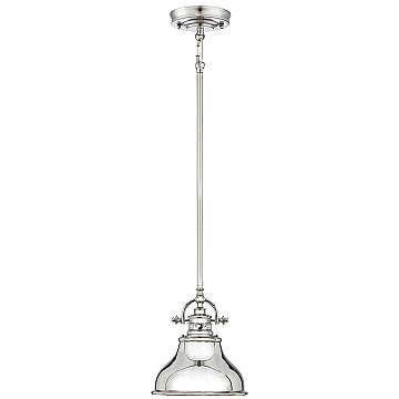 Sospensione Industrial Emery Metallo Argento Imperiale Piccola 1 Luce E27