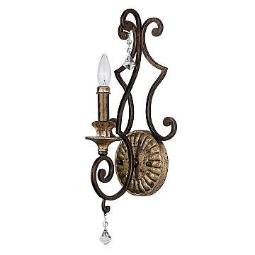 Applique Classica Marquette Acciaio Bronzo Heirloom 1 Luce E14 Applique Classica Marquette Acciaio Bronzo Heirloom 1 Luce E14
