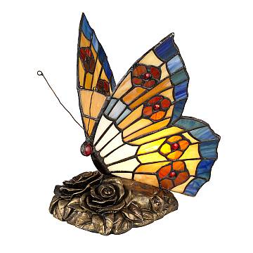 Abatjour Tiffany Tiffany Animal Lamps Vetro 1 Luce G9 3 Ledw 3000K 240Lm Abatjour Tiffany Tiffany Animal Lamps Vetro 1 Luce G9 3 Ledw 3000K 240Lm