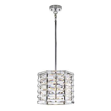 Sospensione Contemporanea Shoal Acciaio Nichel Lucido 1 Luce E27 Sospensione Contemporanea Shoal Acciaio Nichel Lucido 1 Luce E27
