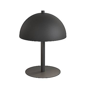 Lampada Da Tavolo Moderna Demetra Acciaio Nero 2 Luci G9 Ip20