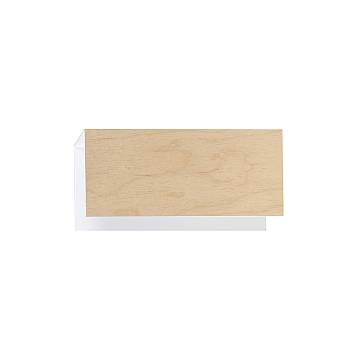Applique 1 Luce Lupos In Acciaio Bianco Corpo Rettangolare E Legno Naturale Applique 1 Luce Lupos In Acciaio Bianco Corpo Rettangolare E Legno Naturale
