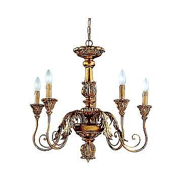 Lampadario In Legno Classico Avorio Oro 5 Luci Tuffolo Lampadario In Legno Classico Avorio Oro 5 Luci Tuffolo