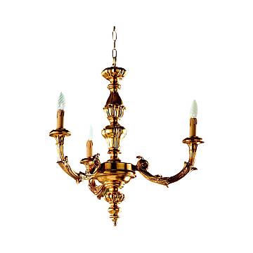 Lampadario In Legno Classico Oro 3 Luci Rondone Lampadario In Legno Classico Oro 3 Luci Rondone