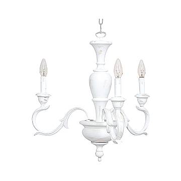 Lampadario In Legno Classico Bianco Sciupato 3 Luci Folaga Lampadario In Legno Classico Bianco Sciupato 3 Luci Folaga