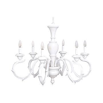 Lampadario In Legno Classico Bianco Sciupato 8 Luci Folaga Lampadario In Legno Classico Bianco Sciupato 8 Luci Folaga