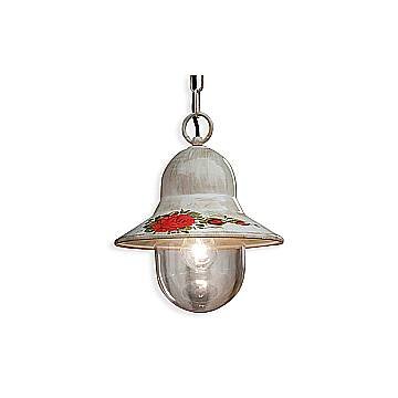 Sospensione Esterno Classica Imperia Metallo Ceramica Bianco Sfumato 1 Luce E27 Sospensione Esterno Classica Imperia Metallo Ceramica Bianco Sfumato 1 Luce E27