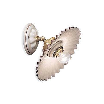 Applique Classica Orientabile L'Aquila Ottone E Ceramica Decorato 1 Luce E27 Applique Classica Orientabile L'Aquila Ottone E Ceramica Decorato 1 Luce E27