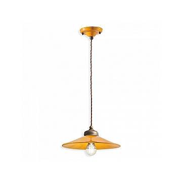 Lampadario Vintage Colors Ferro E Ceramica 1 Luce E27 30Cm Lampadario Vintage Colors Ferro E Ceramica 1 Luce E27 30Cm