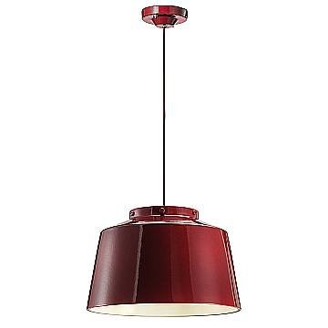Lampadario Vintage 50'S Ferro E Ceramica Bordeoux 1 Luce E27 40Cm Lampadario Vintage 50'S Ferro E Ceramica Bordeoux 1 Luce E27 40Cm