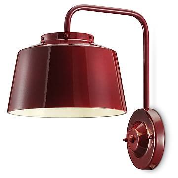Applique Vintage 50'S Ferro E Ceramica Bordeaux 1 Luce E27 Applique Vintage 50'S Ferro E Ceramica Bordeaux 1 Luce E27