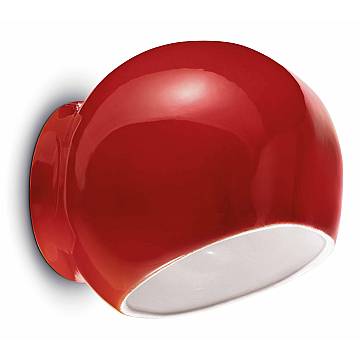 Applique Vintage Decò Ayrton Ceramica Rosso 1 Luce E27 Applique Vintage Decò Ayrton Ceramica Rosso 1 Luce E27