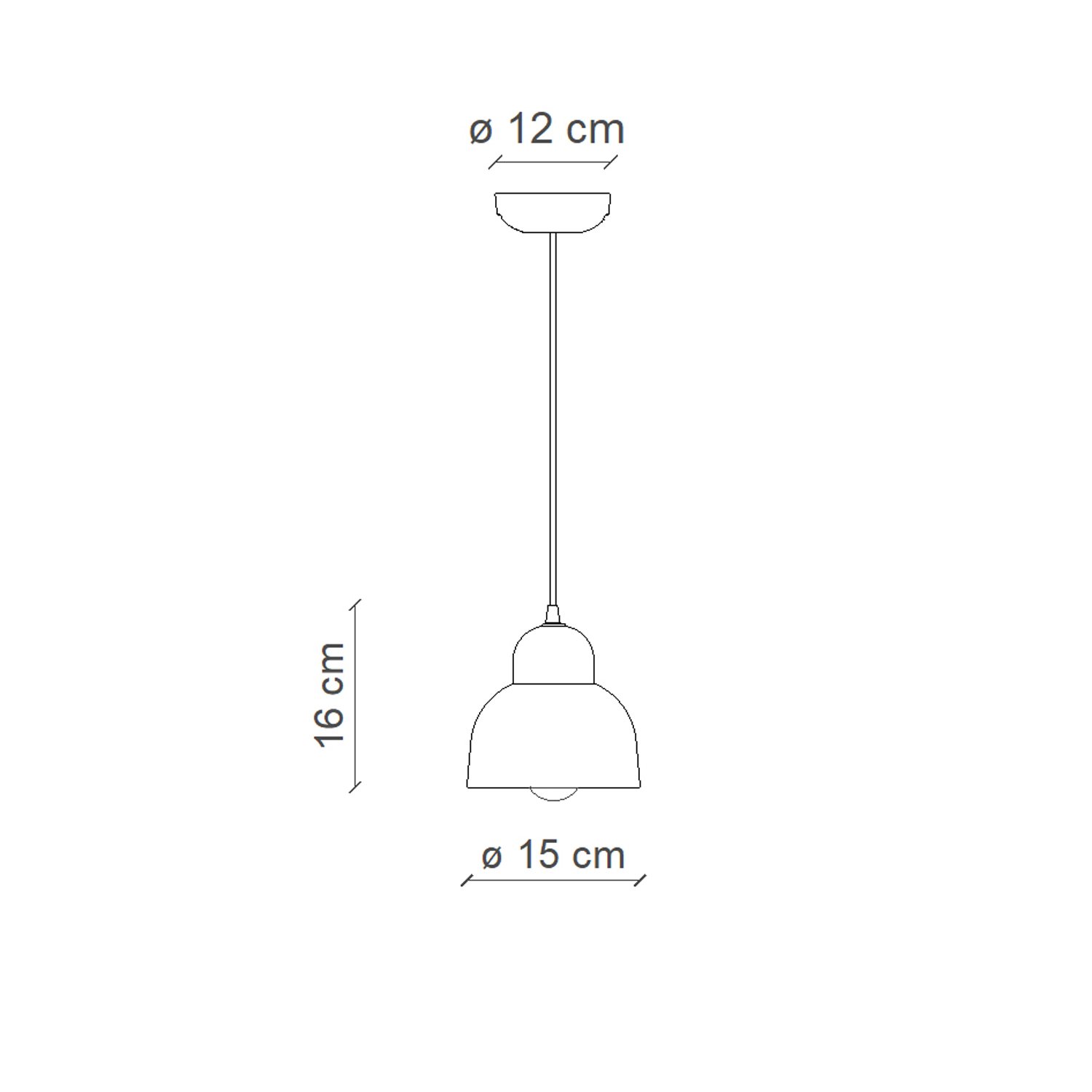 Lampadario Vintage Decò Berimbau Ceramica Marrone Moka 1 Luce E27 C2611-MOK