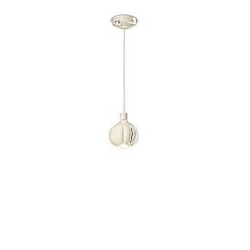 Lampadario Vintage Decò Afoxe' Alluminio Ceramica Crema 1 Luce E14 Lampadario Vintage Decò Afoxe' Alluminio Ceramica Crema 1 Luce E14