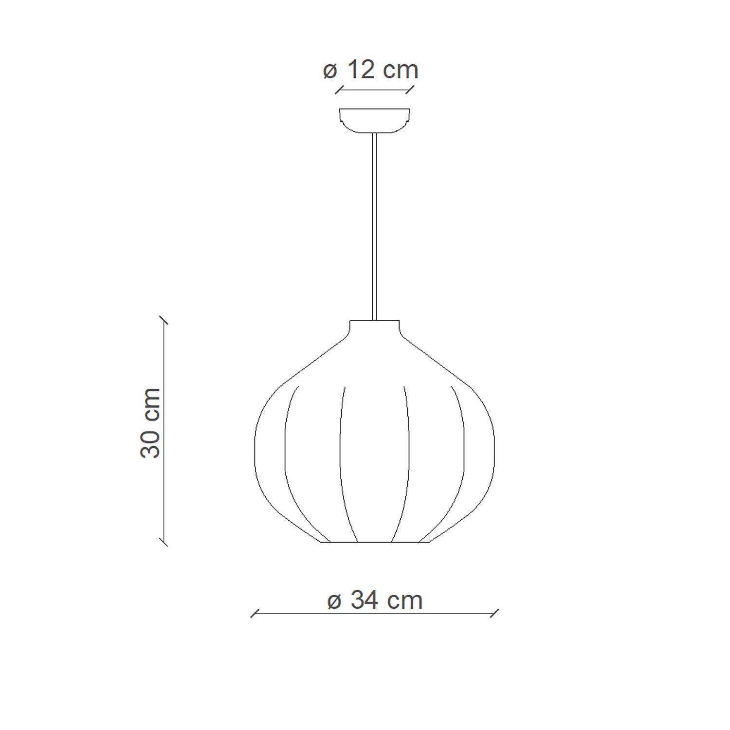 Lampadario Vintage Decò Afoxe' Ceramica Marrone Moka 1 Luce E27 C2641-MOK