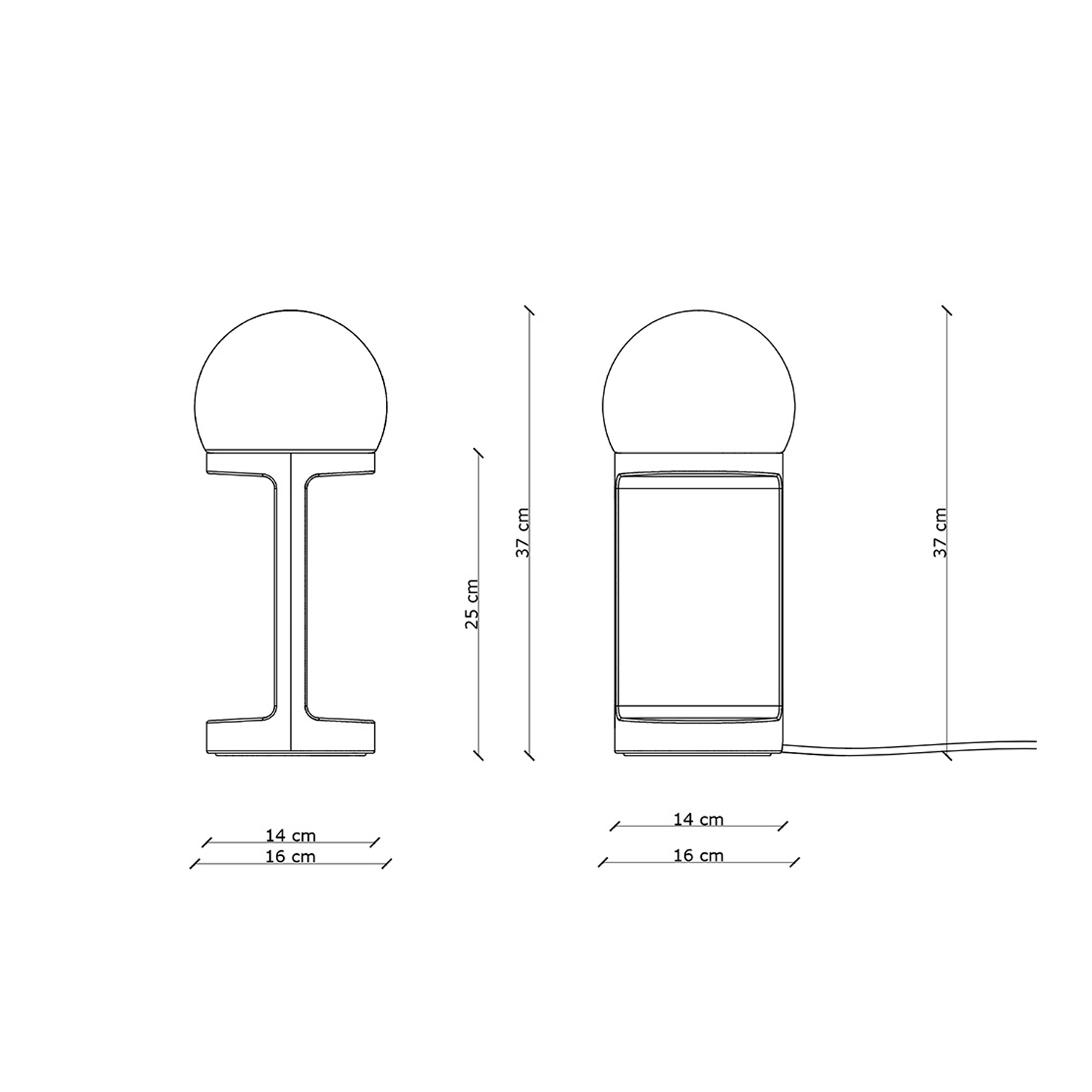 Lampada Da Tavolo Classica Habea Ceramica Crema 1 Luce E14 C2780-CRM