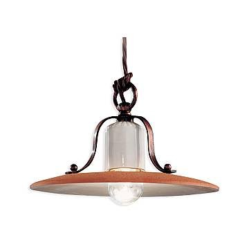 Lampadario Classico Bologna Metallo E Ceramica Nero Sfumato Rame 24Cm 1 Luce E27 Lampadario Classico Bologna Metallo E Ceramica Nero Sfumato Rame 24Cm 1 Luce E27