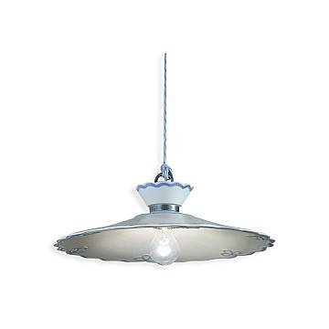 Lampadario Classico Ravenna Metallo E Ceramica Nero Sfumato Arg. 44Cm 1 Luce E27 Lampadario Classico Ravenna Metallo E Ceramica Nero Sfumato Arg. 44Cm 1 Luce E27