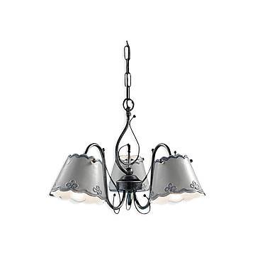 Lampadario Classico Ravenna Metallo E Ceramica Nero Sfumato Argento 3 Luci E14 Lampadario Classico Ravenna Metallo E Ceramica Nero Sfumato Argento 3 Luci E14
