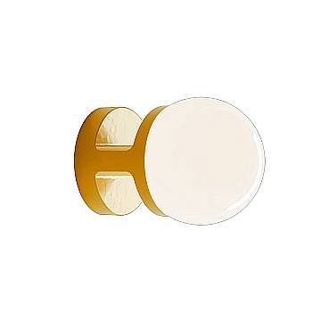 Applique Vintage Decò Habea Ceramica Gialla 1 Luce E27