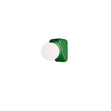 Applique Vintage Flip Ceramica Verde Bali Vetro Opalino 1 Luce G9 Applique Vintage Flip Ceramica Verde Bali Vetro Opalino 1 Luce G9
