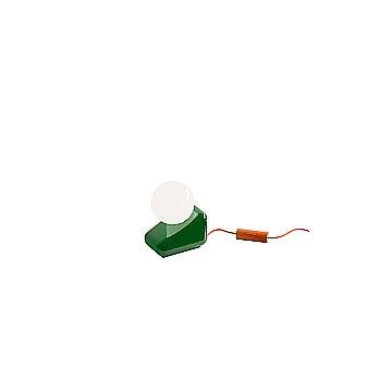 Lampada Da Tavolo Vintage Flip Ceramica Verde Bali Vetro Opalino 1 Luce G9 Lampada Da Tavolo Vintage Flip Ceramica Verde Bali Vetro Opalino 1 Luce G9