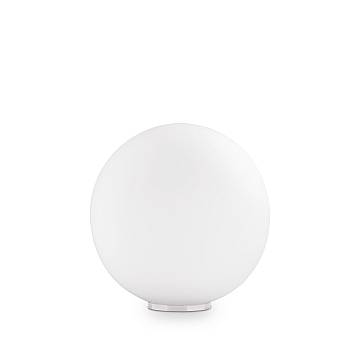 Lampada Da Scrivania-Ufficio Moderna Mapa Vetro Bianco 1 Luce E27 D30Cm Lampada Da Scrivania-Ufficio Moderna Mapa Vetro Bianco 1 Luce E27 D30Cm