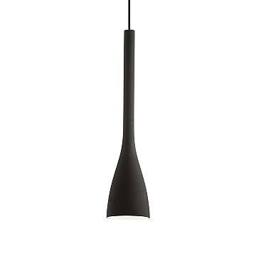 Sospensione Moderna Flut Vetro Nero 1 Luce E27 Big Sospensione Moderna Flut Vetro Nero 1 Luce E27 Big