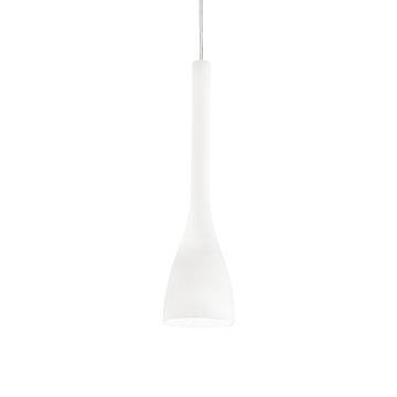 Sospensione Moderna Flut Vetro Bianco 1 Luce E14 Small Sospensione Moderna Flut Vetro Bianco 1 Luce E14 Small