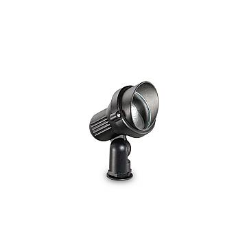 Piantana Moderna Da Esterno Terra Alluminio Nero 1 Luce Gu10