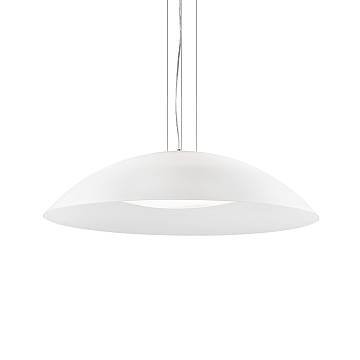Sospensione Moderna Lena Vetro Bianco 3 Luci E27 D74Cm Sospensione Moderna Lena Vetro Bianco 3 Luci E27 D74Cm