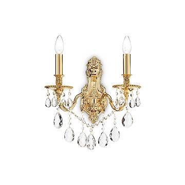 Applique Classica Gioconda Metallo-Cristallo Oro 2 Luci E14 Applique Classica Gioconda Metallo-Cristallo Oro 2 Luci E14