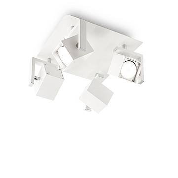 Plafoniera Moderna Mouse Metallo Bianco 4 Luci Gu10 Plafoniera Moderna Mouse Metallo Bianco 4 Luci Gu10