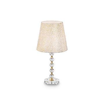 Lampade Da Scrivania - Ufficio Classico Queen Metallo Oro 1 Luce E27 Big