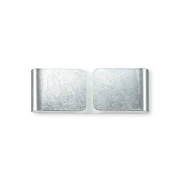 Applique Contemporanea Clip Metallo Argento 2 Luci G9 3W 3000K Luce Calda Applique Contemporanea Clip Metallo Argento 2 Luci G9 3W 3000K Luce Calda