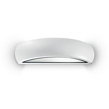 Applique Moderna Giove Alluminio Bianco 1 Luce E27