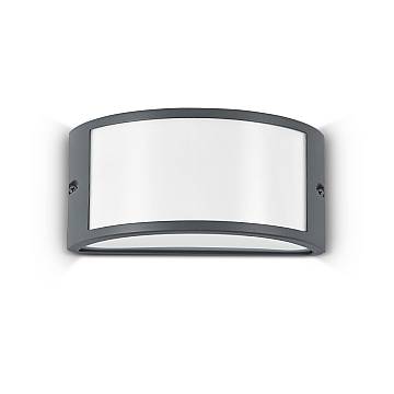 Applique Moderna Rex-1 Alluminio-Materie Plastiche Antracite 1 Luce E27 Applique Moderna Rex-1 Alluminio-Materie Plastiche Antracite 1 Luce E27