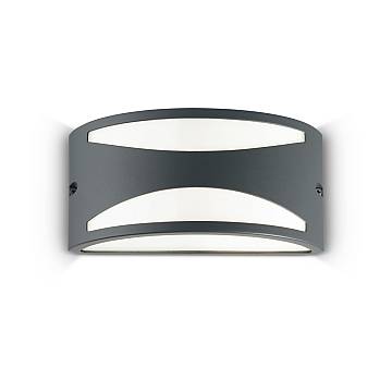Applique Moderna Rex-3 Alluminio-Materie Plastiche Antracite 1 Luce E27 Applique Moderna Rex-3 Alluminio-Materie Plastiche Antracite 1 Luce E27