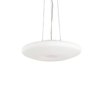 Sospensione Moderna Glory Vetro Bianco 3 Luci E27 D40Cm Sospensione Moderna Glory Vetro Bianco 3 Luci E27 D40Cm