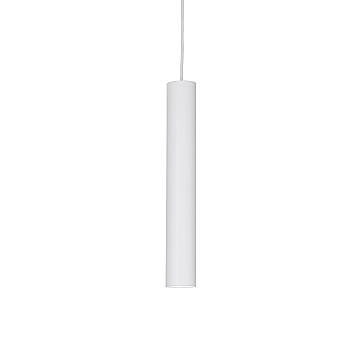 Sospensione Moderna Look Metallo Bianco 1 Luce 7W 3000K Luce Calda D6Cm