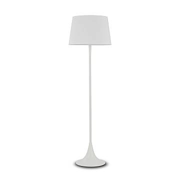Piantana Moderna London Metallo Bianco 1 Luce E27