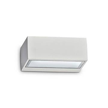 Applique Moderna Twin Alluminio Bianco 1 Luce G9 3W 3000K Luce Calda Applique Moderna Twin Alluminio Bianco 1 Luce G9 3W 3000K Luce Calda