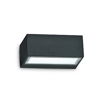Applique Moderna Twin Alluminio Nero 1 Luce G9 3W 3000K Luce Calda Applique Moderna Twin Alluminio Nero 1 Luce G9 3W 3000K Luce Calda