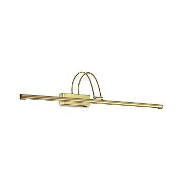 Applique Contemporanea Bow Metallo Ottone Led 8W 3000K Luce Calda Applique Contemporanea Bow Metallo Ottone Led 8W 3000K Luce Calda