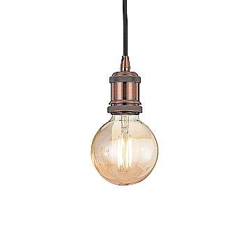 Sospensione Rustica-Country Frida Metallo Rame 1 Luce E27